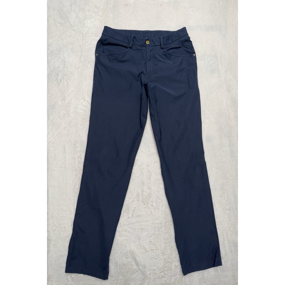 Lululemon Mens Navy Blue Commission Pant Warpstreme Size 32